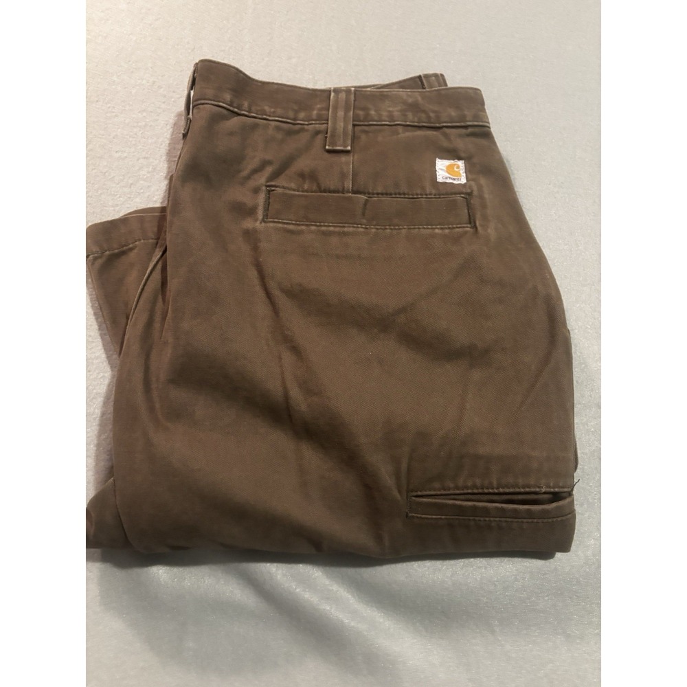 Carhartt Pants Mens 36x33.5 Relaxed Fit Brown 100095 909 Workwear Rugged